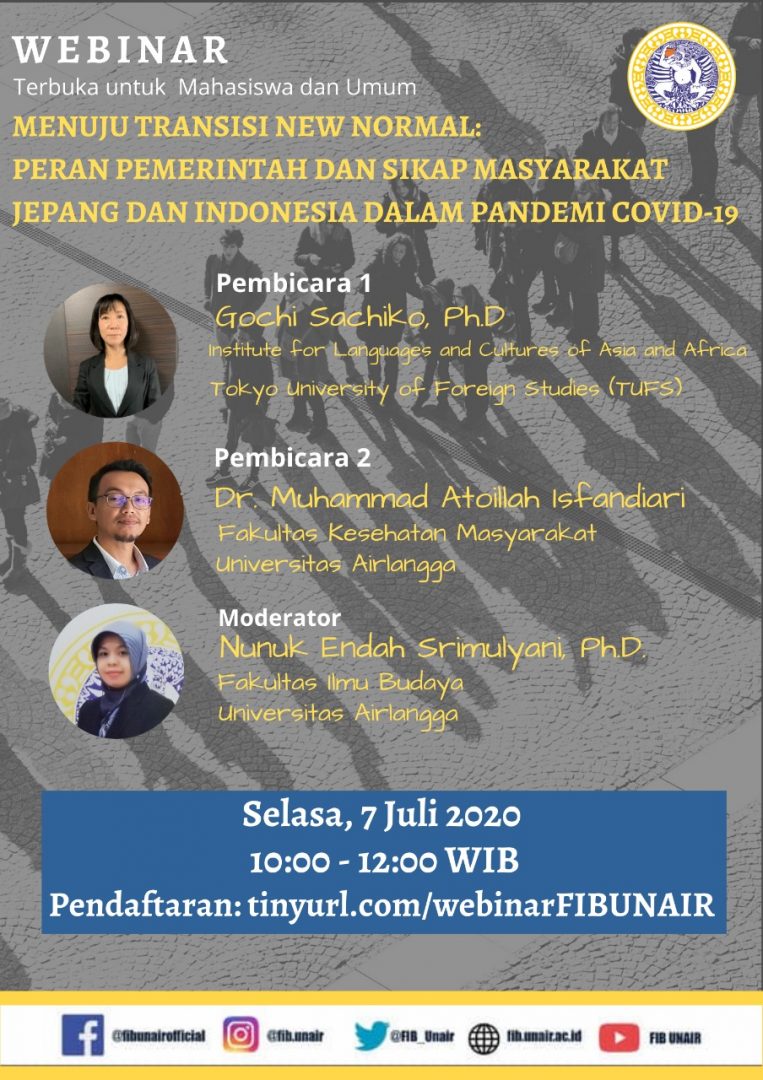 Webinar Menuju Transisi New Normal: Peran Pemerintah Dan Sikap ...